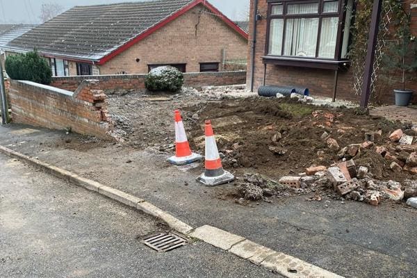 tarmac drive before image